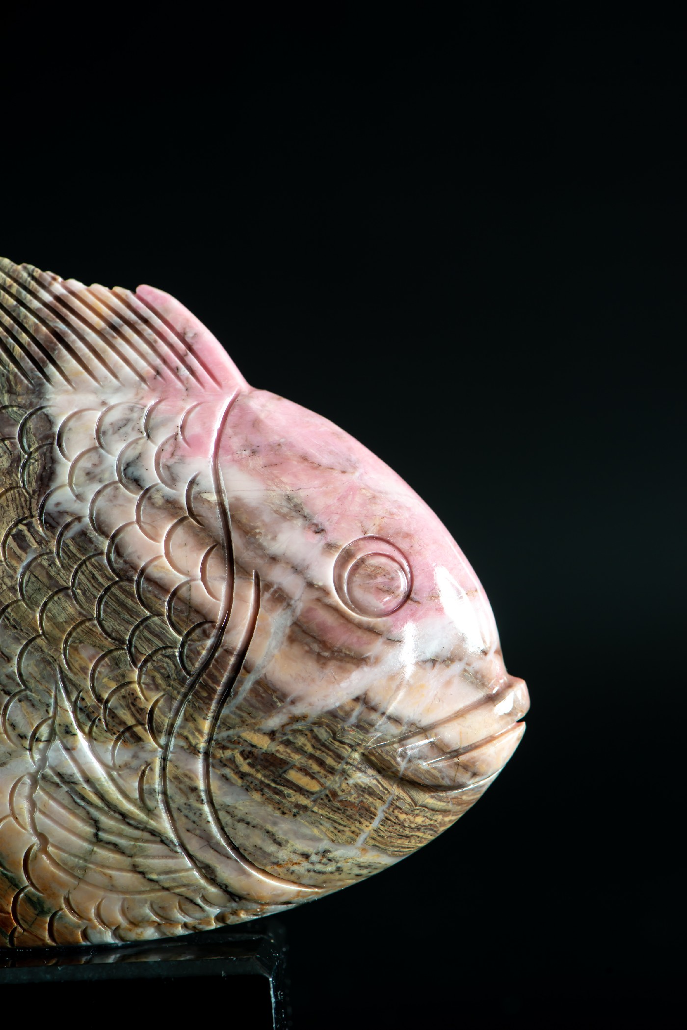 Hualien Rosestone Fish Carving  