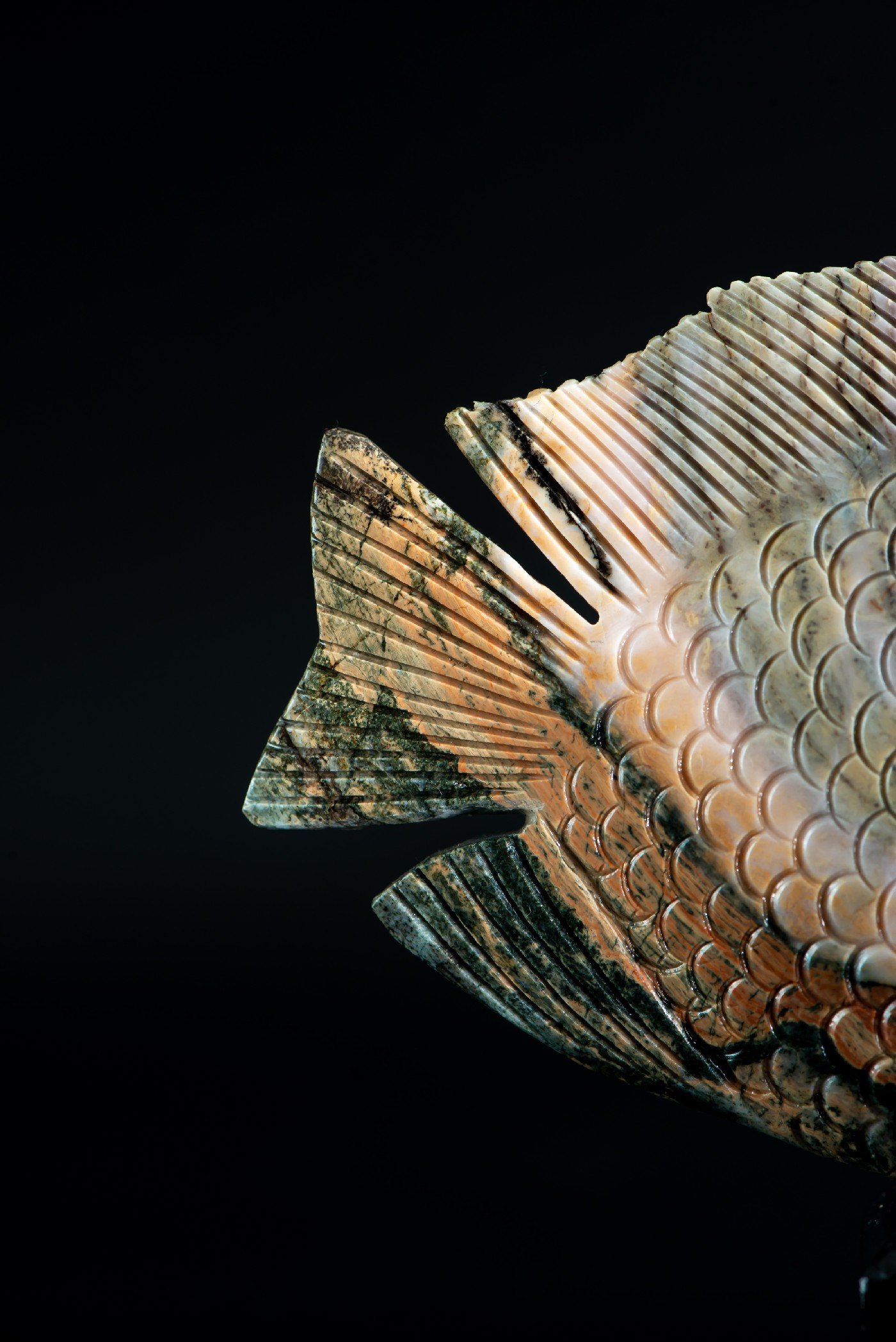 Hualien Rosestone Fish Carving  